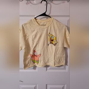 Spongebob cropped shirt